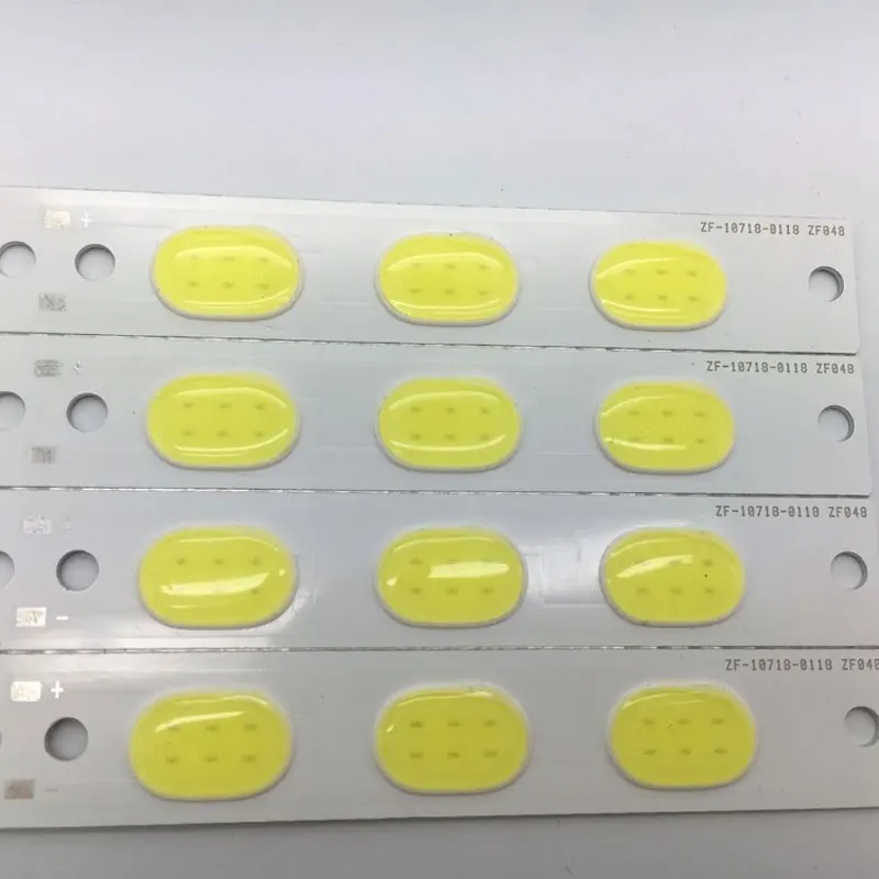 12 шт. Светодиодная лента 3 в 4 Вт l107x18 мм 300 лм|cob strip|light sourcestrip cob |