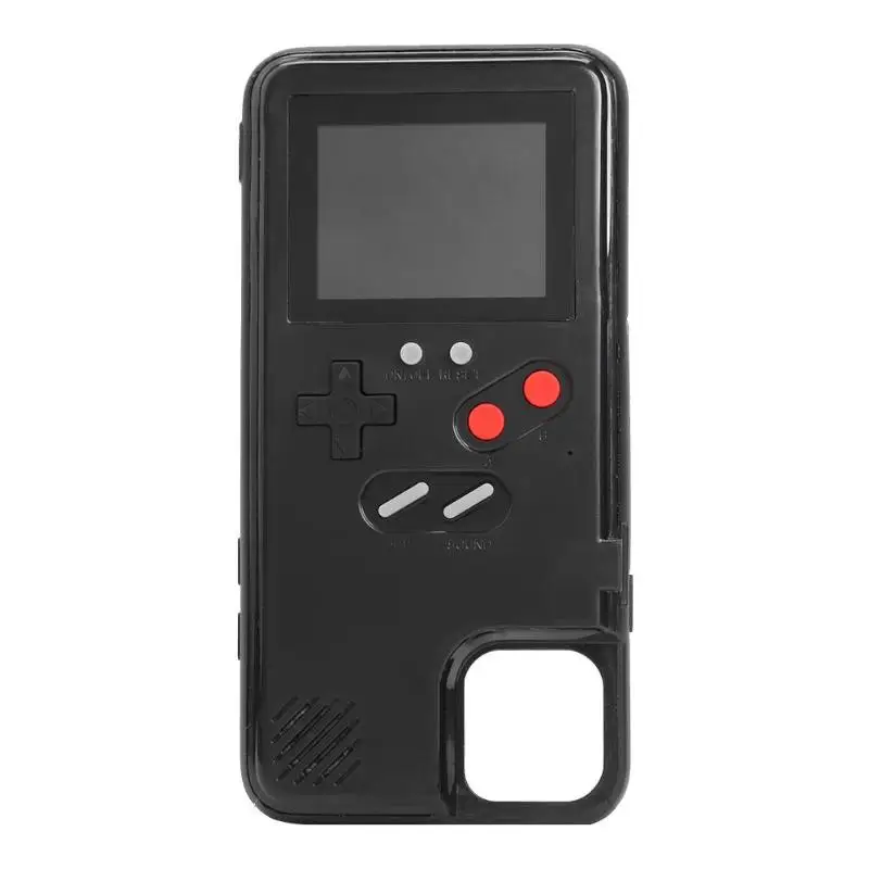 Black A Цвет Экран игровой чехол для телефона встроенный 36 Ностальгический футболки с принтами на тему классических игр для iPhone 11 Классический Цвета и простой и прочная конструкция - Цвет: Black A