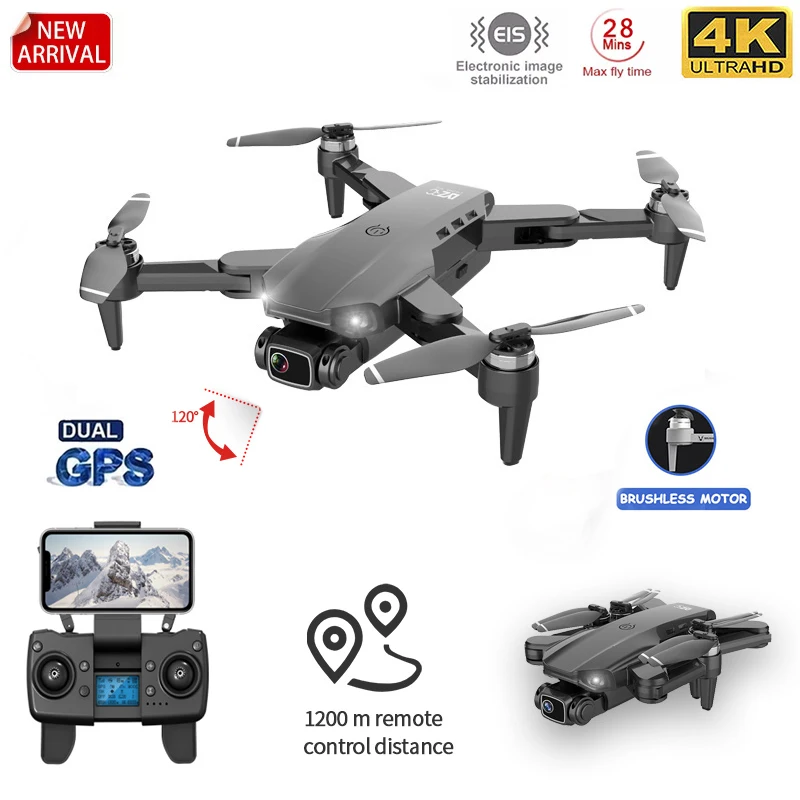 Профессиональный Дрон L900 pro двойная камера 4K HD с GPS 5G Wi-Fi FPV передача в реальном