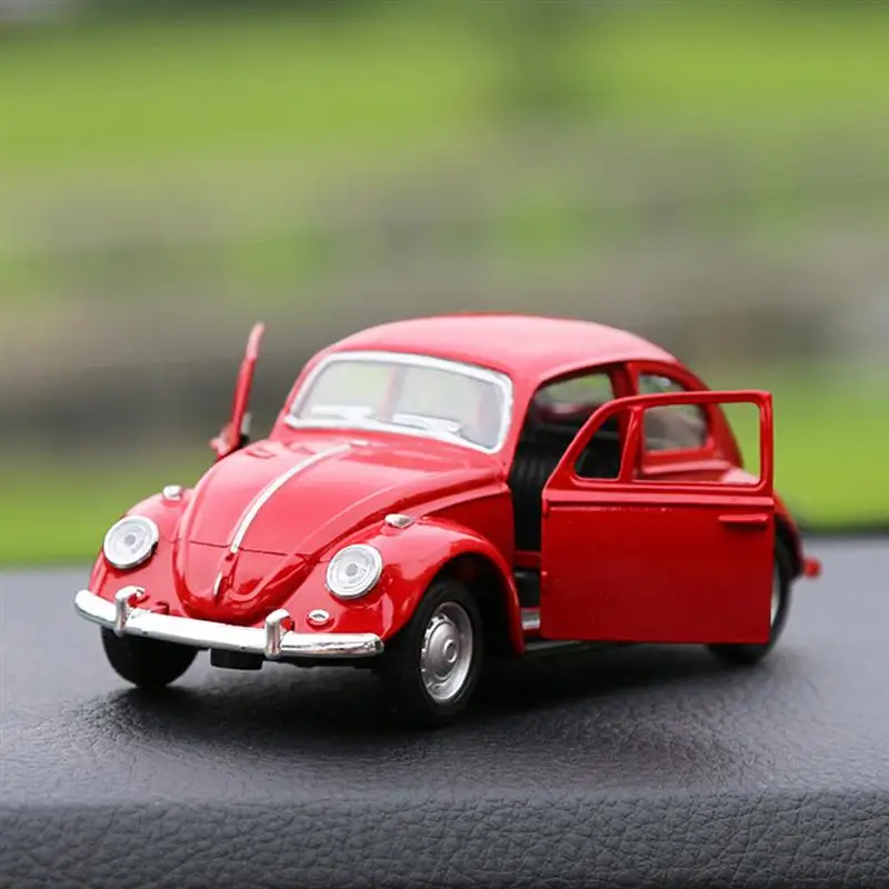 1 шт. винтажная металлическая модель автомобиля украшения жук бальзам для
