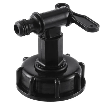 

Barrel Valve Fittings Black 1000L IBC Tank Valves 60Mm To 15Mm Water Connector Tank Garden Hose Adapter Fittings Switch