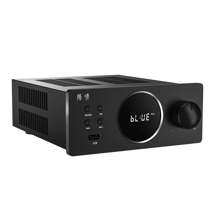 

Высокоточный аудиофил цифровой усилитель мощности V8 HiFi 130 Вт + 130 Вт Bluetooth 5,0 Домашний мощный 2.0 усилитель мощности