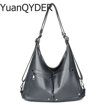 

Fashion Multi-pocket Women Bags Designer Luxury Handbag Female Shoulder Bags Soft Leather Ladies Top-handle Bags Messenger Bag