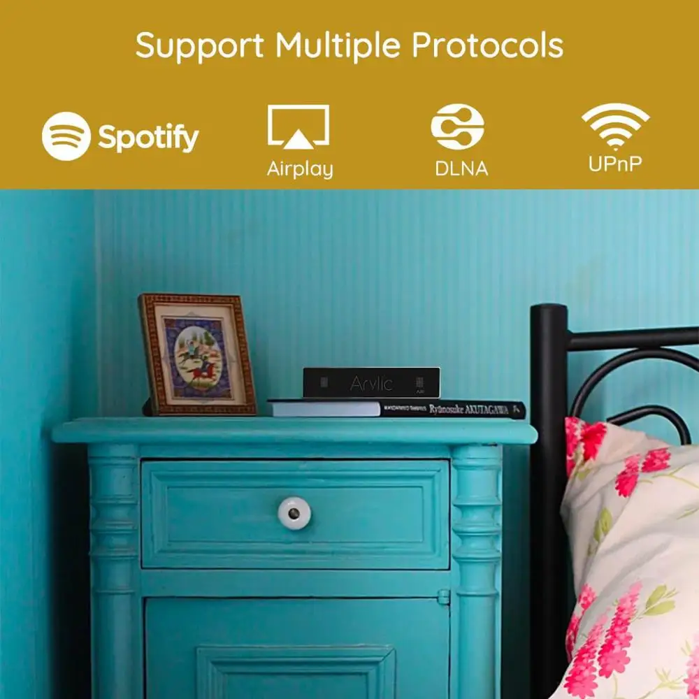 Мини домашний усилитель Arylic A30 Wi Fi и Bluetooth 5 0 Hi стерео класс D цифровая мультирум с