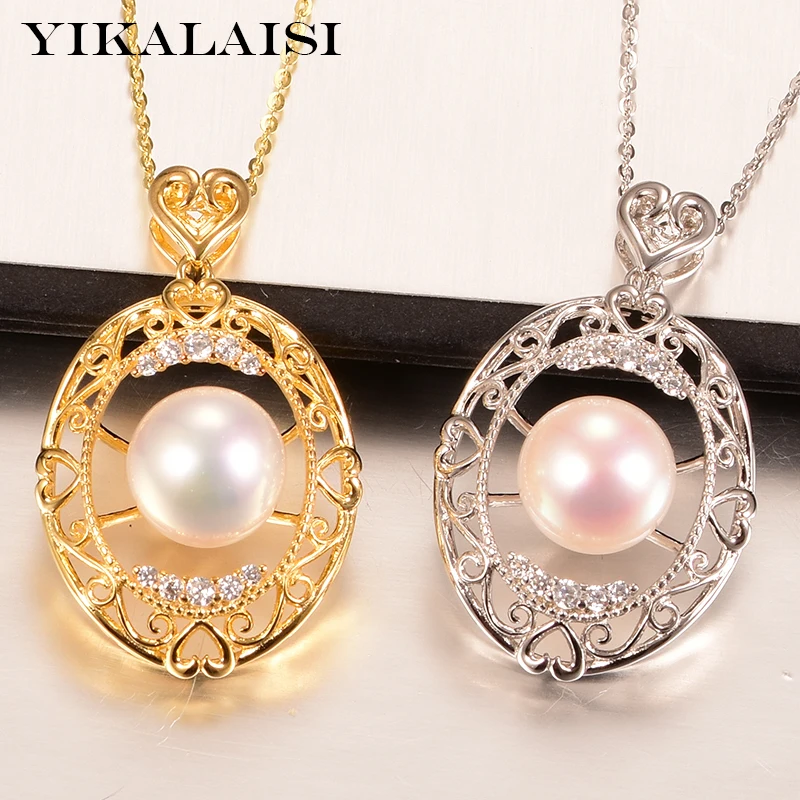 YIKALAISI 925 Sterling Silver Jewelry Pearl Pendants 2020 Fine Natural