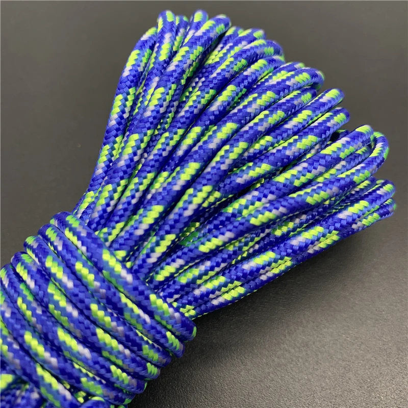 Nylon Cord Nylon Rope 10Yards/Lot 3mm Parachute Cord Rope Lanyard Rope For Mil Spec Type Climbing Camping Survival Equipment DIY Mask Lanyards