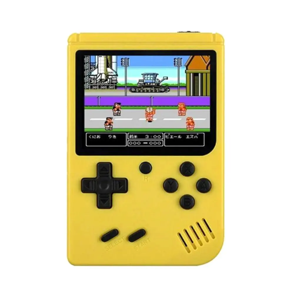 Интересные RS-6A 3 дюймовый большой экран портативных игровых консолей RETRO FC телефон маленький Портативный игровой консоли классический мини