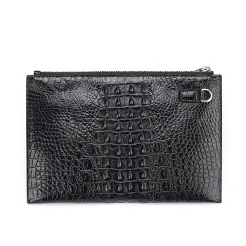 

YILUNXI Luxury casual men clutch bag Genuine leather business bag Fashion elite male wallet High quality waterproof wallet