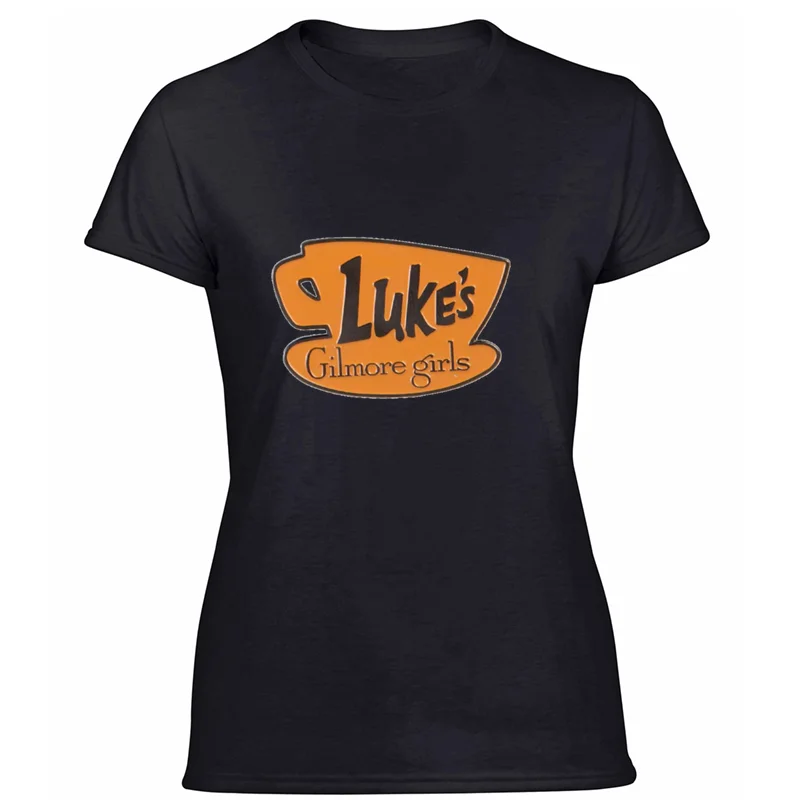 Women-Black Комический люк Diner Gilmore футболка для девочек для мужчин досуг армейский зеленый Мужская футболка юмористический хипстер большой размер S~ 5xl - Цвет: Women-Black