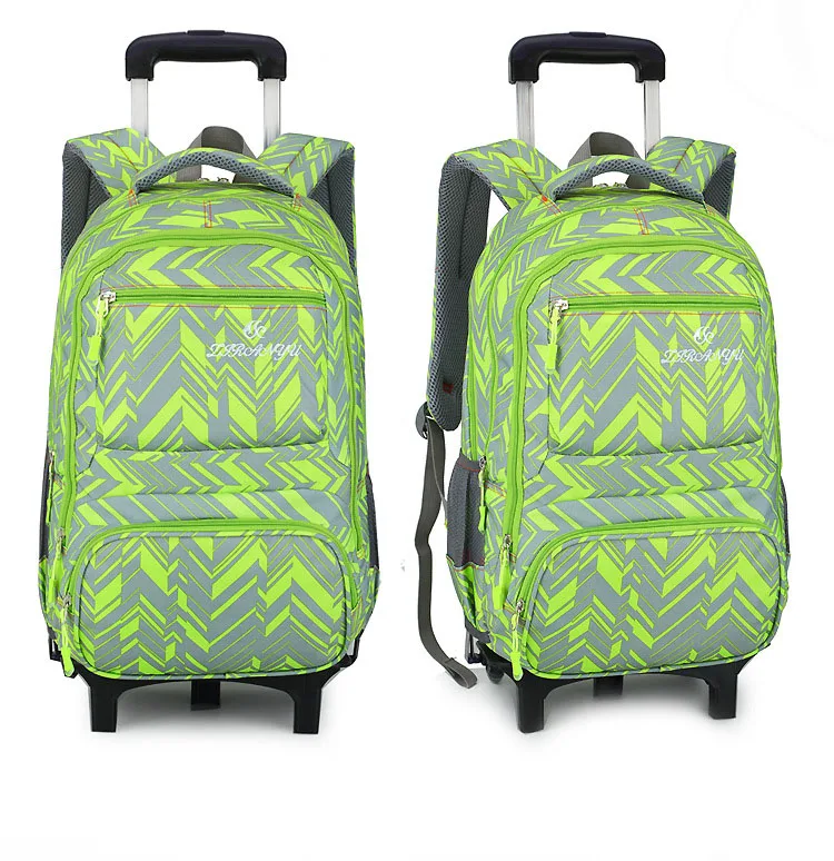 Дорожный Багаж многофункциональные школьные сумки, студенческие сумки на колесиках, детский рюкзак с колесиками, поднимаются по ступенькам на рюкзак на колесиках