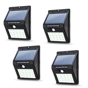 

20/48 LED Solar Power PIR Motion Sensor Wall Light LED Outdoor Waterproof Energy Saving Yard Path Home Garden Security Lamp XI