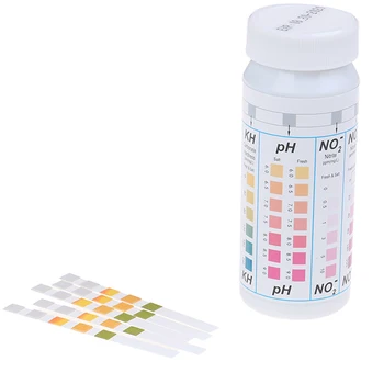 

50 Strips 5 in 1 Swimming Pool Spa Water Test Strips Nitrate PH Hardness Health Hygiene Products Tool PH Test Paper