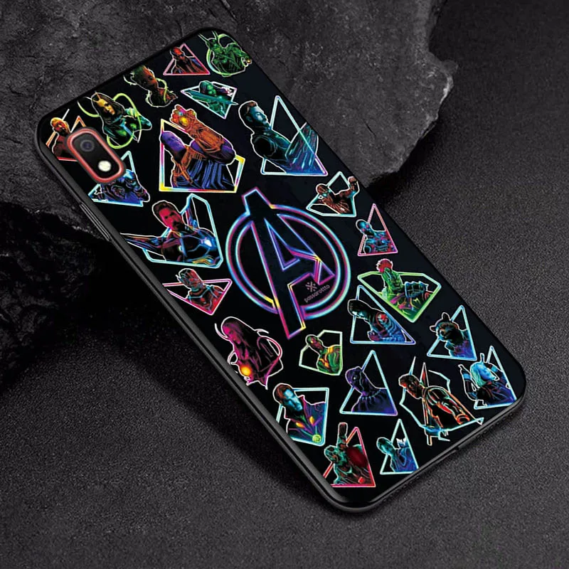 Черный чехол для телефона из ТПУ для samsung Galaxy M10 M20 M30 M40, чехол для Galaxy A10 A20 A30 A40 A50 A60 A70, чехлы для задней панели - Цвет: TPUBLK534