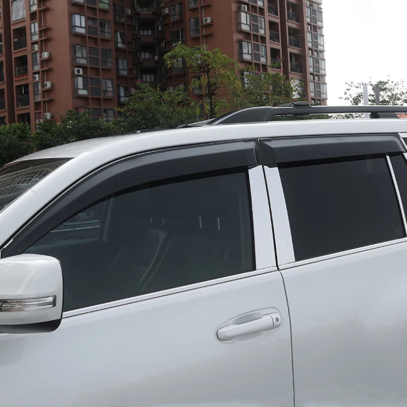 Carманго для Toyota Land Cruiser Prado 150 2010- Защита от солнца и дождя для окна автомобиля защитная крышка Накладка рамка наклейка аксессуары