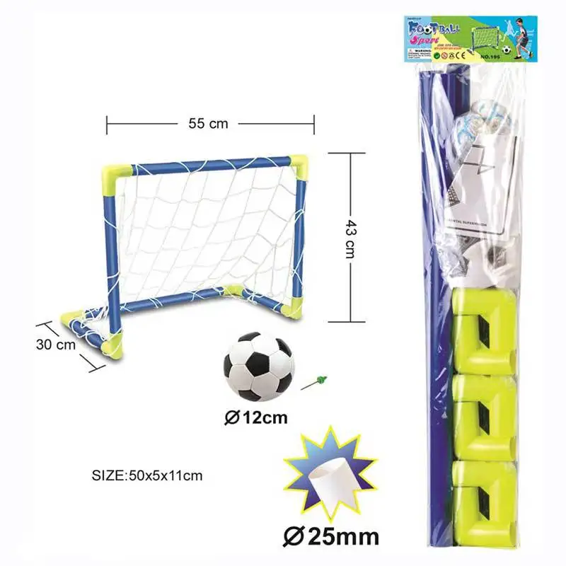 

Children'S Educational Deconstructable Football Door Set Indoor Outdoor Sports Football Door Baby Football Sports Exercise
