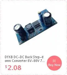 Dykb DC-DC повышающий преобразователь модуль 12 V-24 V до 200 V-450 V 300V 400V Напряжение Регулируемый Мощность зарядка f nixie часы светятся