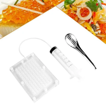 

Caviar Maker Set 100-hole Maker Molecular Gourmet Tools Home Kitchen Supplies can CSV