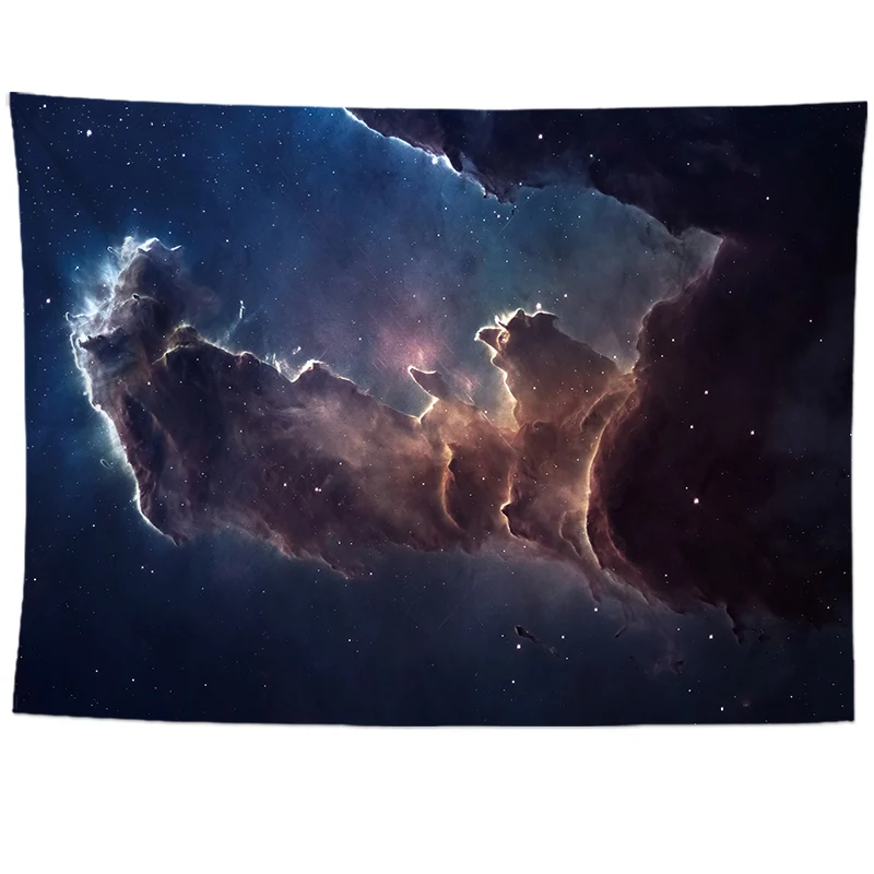 Galaxy психоделический гобелен, Настенное подвесное одеяло, декоративный настенный ковер для гостиной, на заказ
