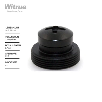 HD CCTV 렌즈 핀홀 마운트 1/3, 보안 CCTV 카메라용, 3.7mm M12 * 0.5, F2.0 1 인치