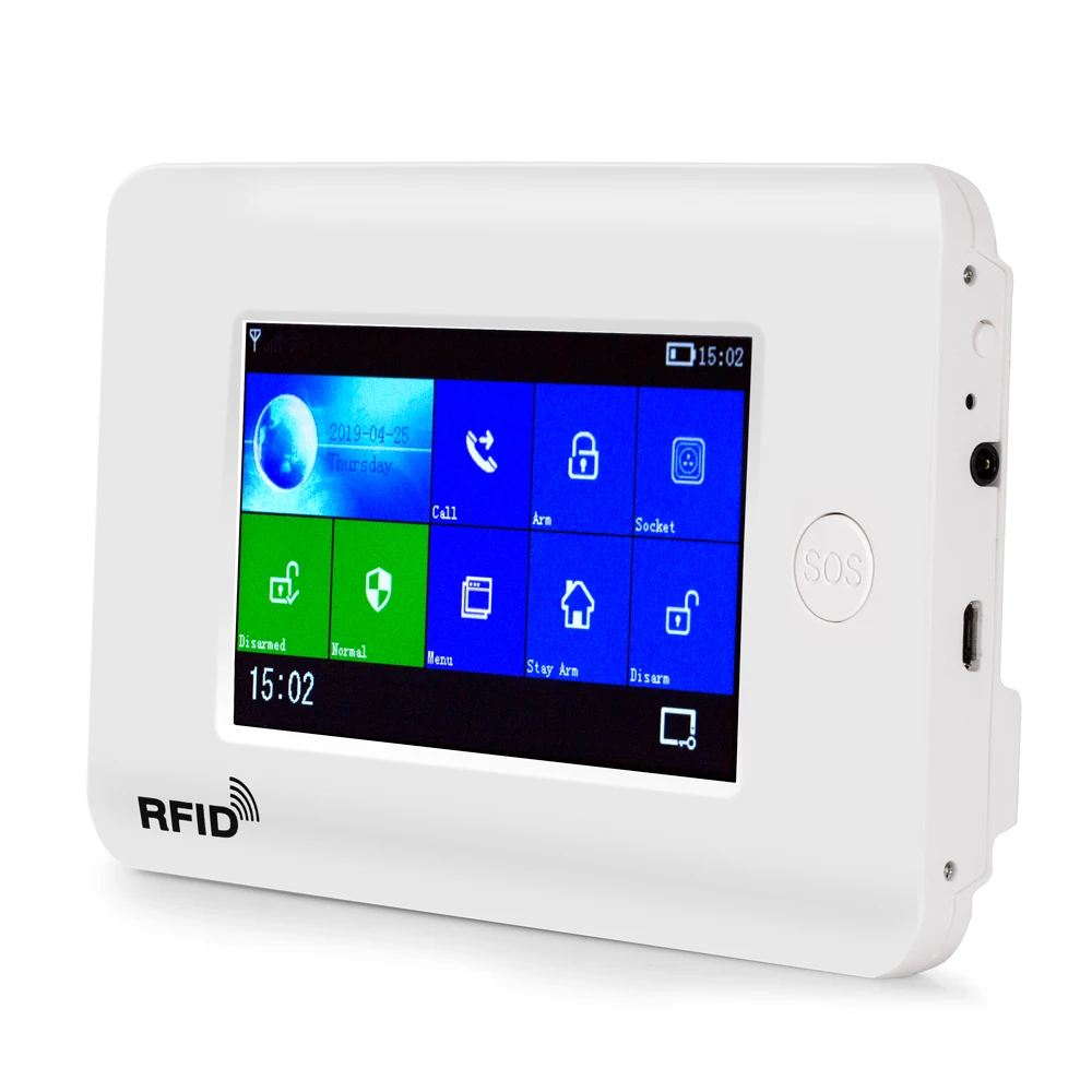 FUERS PG106 2G 3g GSM WiFi Беспроводная умная домашняя система охранной сигнализации Поддержка 10 языков работает с ip-камерой управление приложением