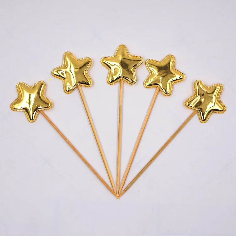 Description Picture 3 of itemLovely Birthday Cake Toppers Heart Star Crown Baby Shower Cake Flags Kids Girl Boy Birthday Wedding Party Cake Decor