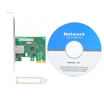 

Server Network Card PCIE x1 Gigabit Network Adapter Computer Accessory for Intel I210AT Chip New