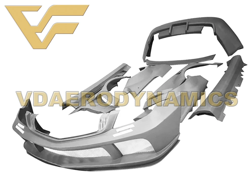 Suitable For 08-11 Benz R230 SL Class SL300 SL350 SL500 VAD-BK Full Body Kit Front Rear Bumper Fenders Side Skirts | Автомобили и