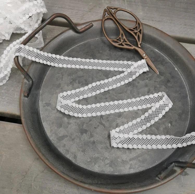 4 Meters Lace Ribbon Fabric Webbing Decoration Gift Packing Polyester Material DIY Accessories