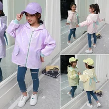 

Fashion Summer Baby Girls Shinny Jackets With Wing No-wash Child Coat Spring Children Outerwear Kids Outfits For 3-15 Years Old