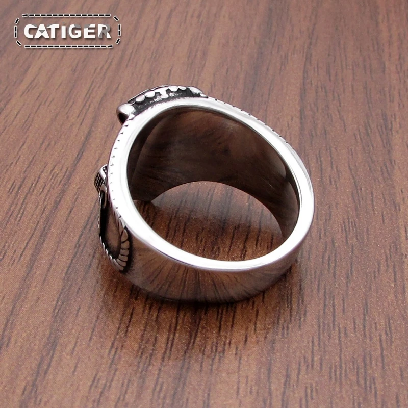 316L Stainless Steel New Viking Ring  Mjolnir Thor Hammer Celtics Knot Rings Men's Nordic Amulet Jewelry 2