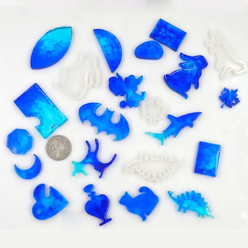 

Animals Rabbit Shark Cute Dinosaur Shaped Silicone DIY Hand Made Jewelry Molds UV Resin Epoxy Resin Jewerly Accessories