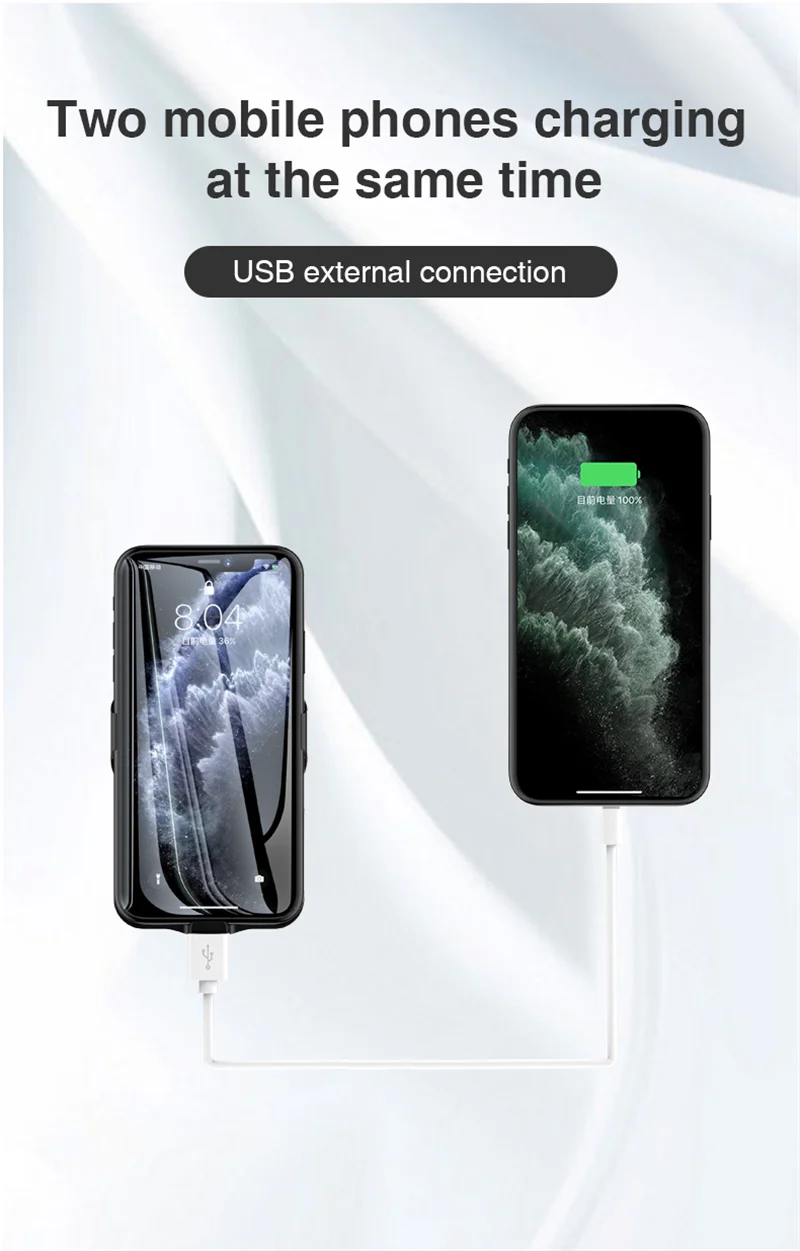 Power Cases 6800mAh внешний аккумулятор для iPhone 11 Pro Max зарядное устройство чехол для iPhone 11 Pro Чехол-аккумулятор