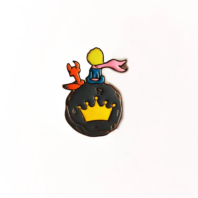 Animal Enamel Pins Cartoon Fox Badge Brooches Lapel pin Jeans shirt Bag Cute Brooch For Women Jewelry Gift Wholesale Fox-D9