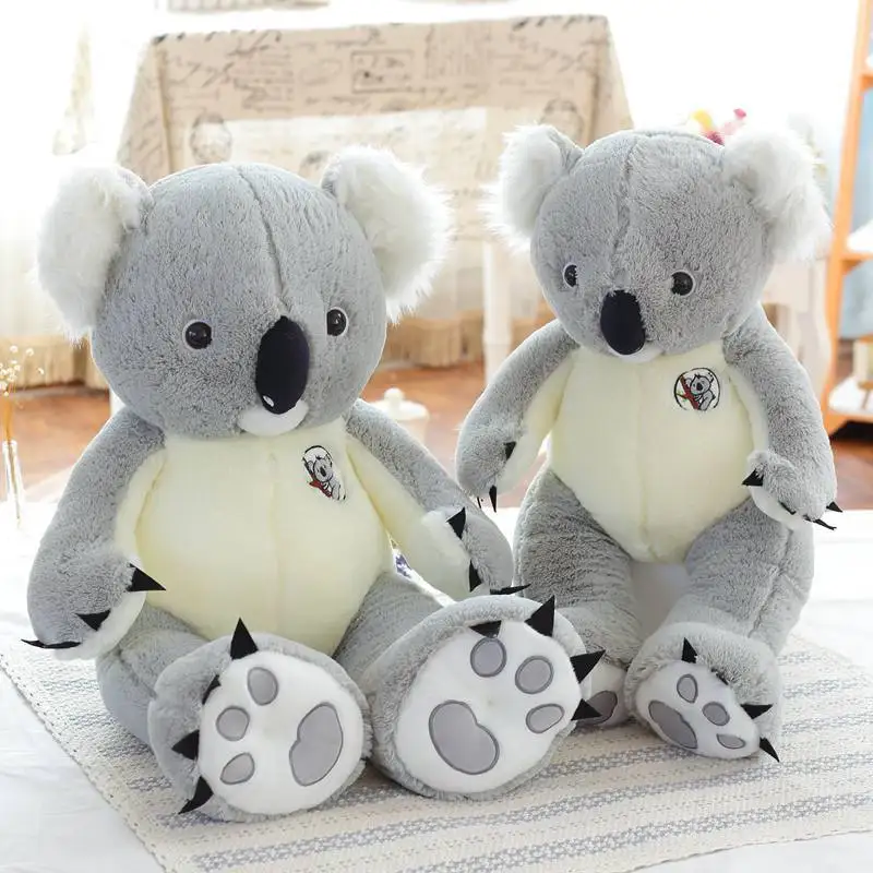 Grey Koala Children plush toy big size Koala animals Valentine's Day gift kids baby stuffed toy