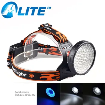 

TMWT 100 LED Headlamp 10W 4 Modes White+395nm UV Blacklight Head Torch Light，Rechargeable Portable Outdoor Lighting troch