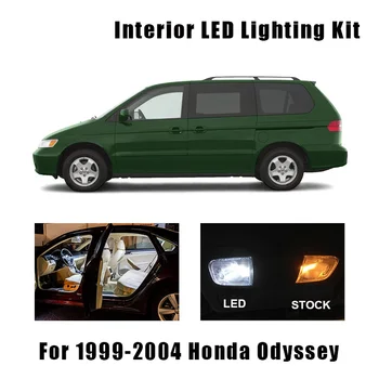 

15 Bulbs White Interior LED Car Map Ceiling Light Kit Fit For 1999-2001 2002 2003 2004 Honda Odyssey Cargo Mirror License Lamp