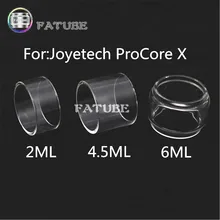 3 шт. FATUBE Пузырьковые стеклянные аксессуары для сигарет Joyetech ProCore X 2 мл/4,5 мл/6 мл