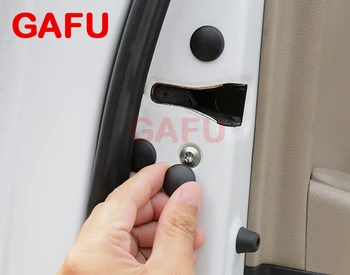 

For LADA VESTA Car Door Lock Check Screw Protect Cover Trim Stickers Waterproof Car Styling 12pcs/set