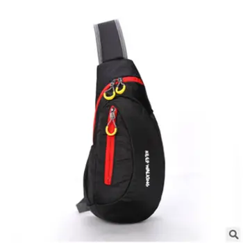 

Men Shoulder Bag Nylon Crossbody Chest Bag Cycle Sling Pack Daily Travel Bags /BL15