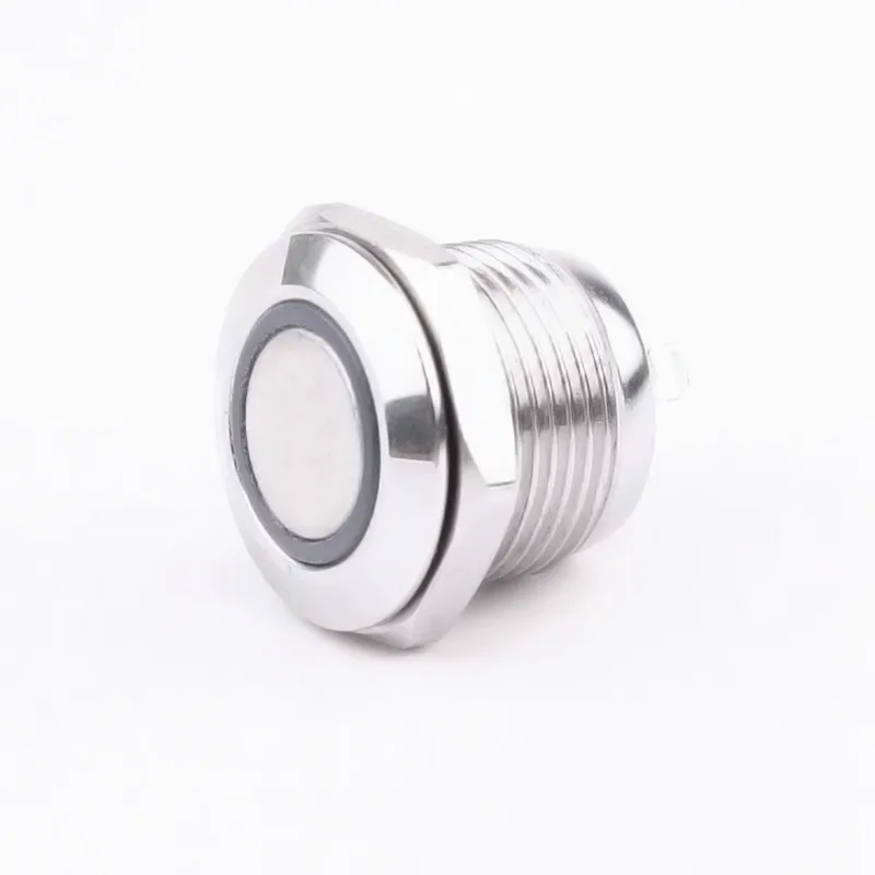 

12mm metal button switch with light 3V 12V 24V waterproof micro-stroke self-reset miniature switch