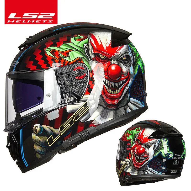 Original Ls2 Breaker Motorcycle Helmet Casque Moto Full Face Dual Lens Modular Helmets Casco With Fog-free System - Helmets - AliExpress