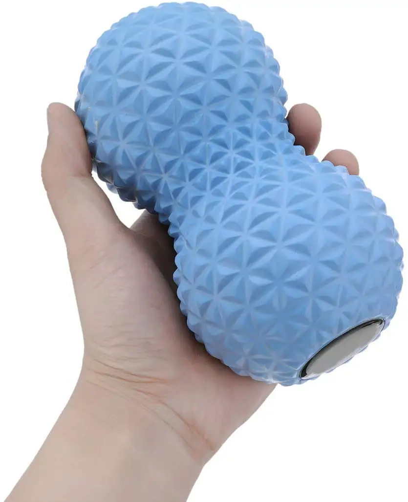 Fitness Peanut Massage Ball Roller Double Lacrosse Ball Deep Tissue Foam Massager for Hand, feet, Back, Muscle Relaxation