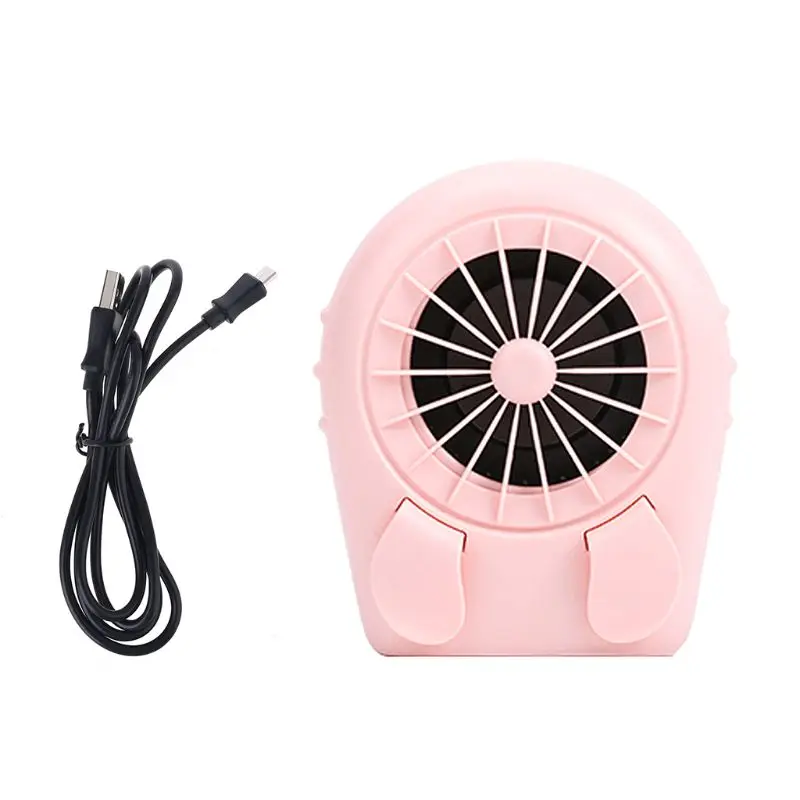 

Portable Handsfree Cooling Fan Mini Clip Waist Fan USB Rechargeable Air Cooler 27RB