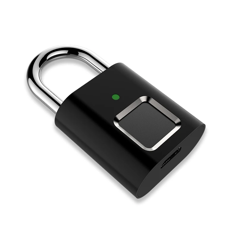 

Fingerprint Padlock Smart Door Lock IP65 Waterproof Security Digital Lock Portable Fingerprint Padlock USB Keyless Lock