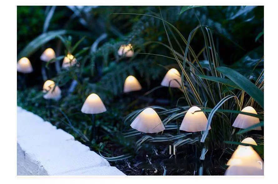 Paisagem do Jardim Solar à Terra Luz ao ar Luz do Jardim Pces Cogumelo Solar Jardim Caminho Livre Estrada Estacas 10 - 20 30 10 Cheap Lâmpadas solares