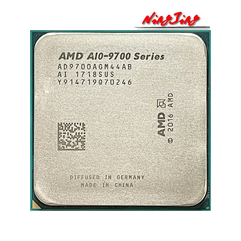 AMD A10Series A109700 A10 9700 3.5 GHz Used QuadCore CPU Processor AD9700AGM44AB Socket AM4