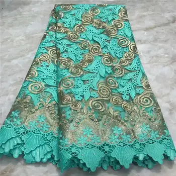 

African Lace Fabric 2020 High Quality French Mesh Lace Fabric Brocade Nigerian Swiss Lace Fabrics For Party Dress XY2917B-6