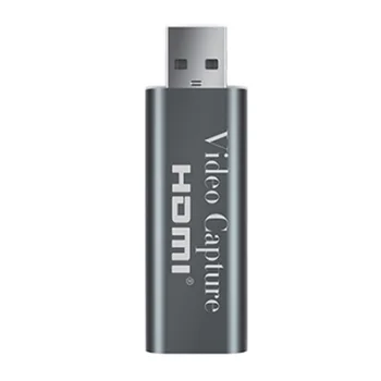 

HDMI Video Card Broadcasting HD 1080P Audio Computer Components Grabber Mini Loop Out Aluminium Alloy Live Streaming