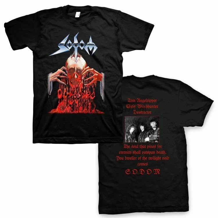SODOM-одержимый жестокость футболка S-2XL Новый Официальный Kings Road товаров | Мужская