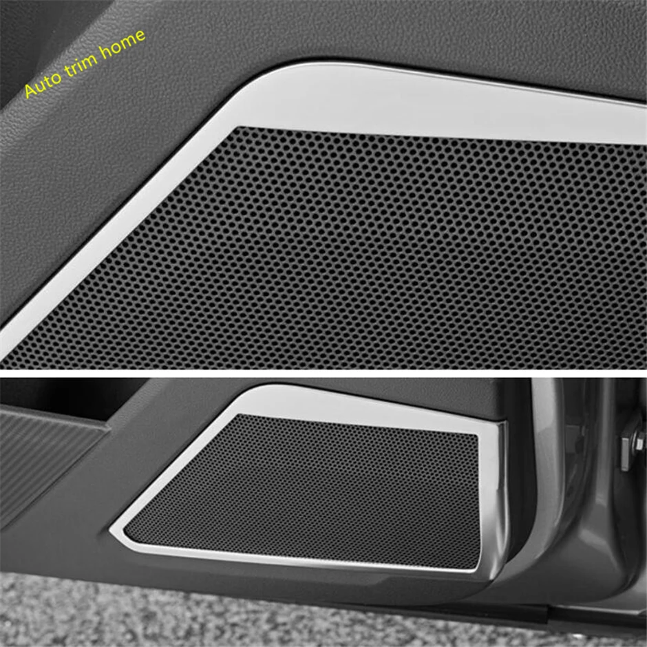 Lapetus обновление интерьера комплект подходит для Volkswagen T-Roc T Roc двери автомобиля аудио стерео Колонка звуковая рамка Крышка отделка 4 шт